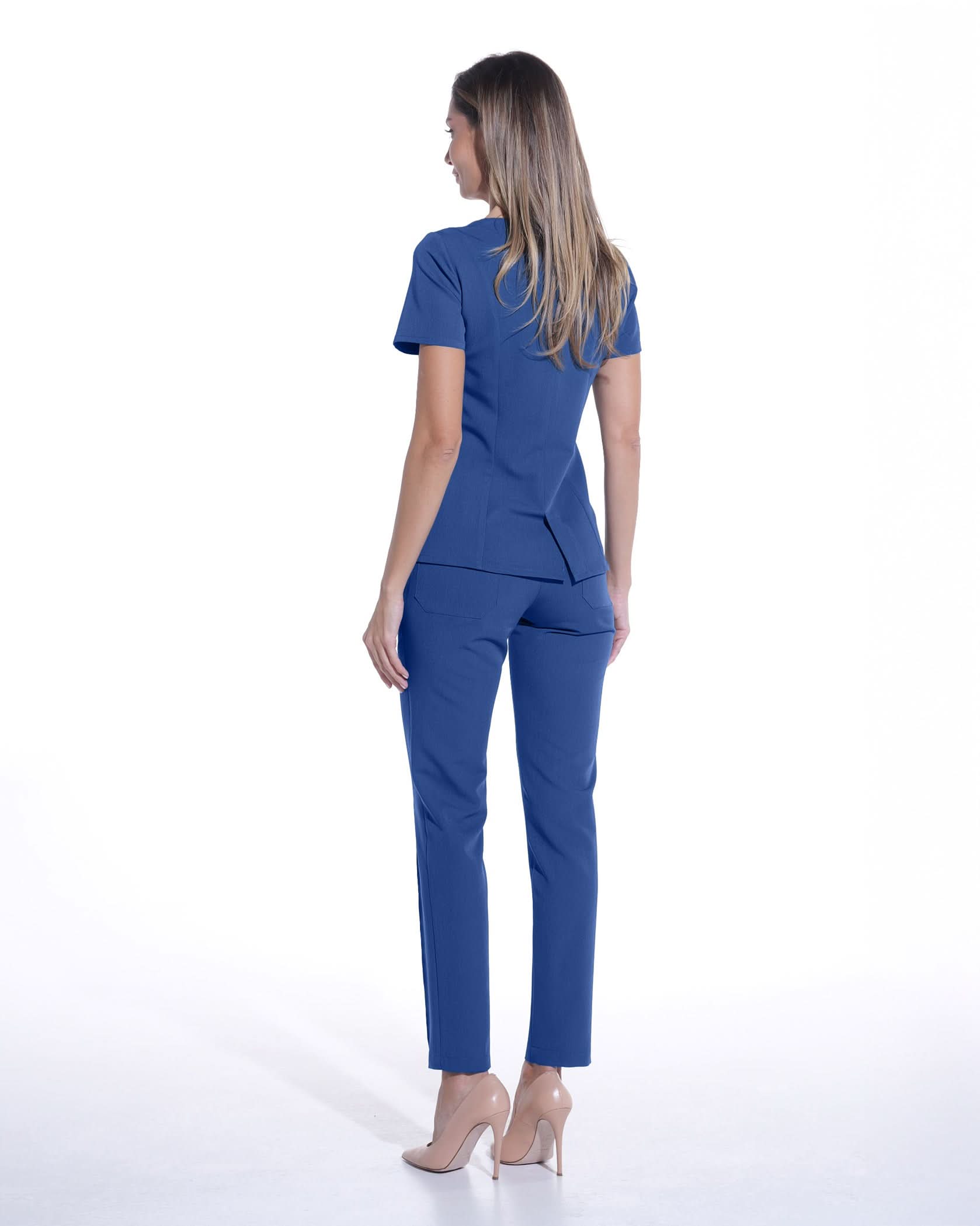 Bluza medicala PERLA royal blue - 1zero1.ro