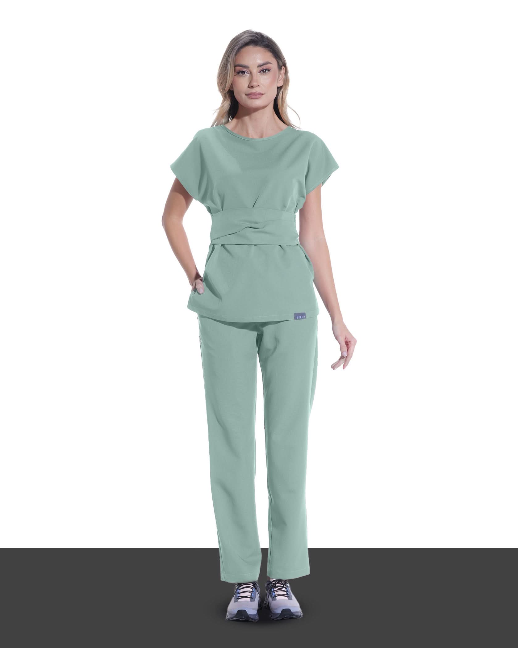Bluza medicala CELESTE jad - 1zero1.ro