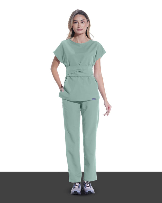Bluza medicala CELESTE jad - 1zero1.ro