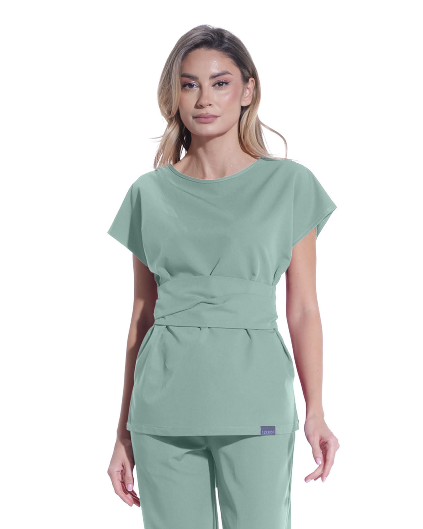Bluza medicala CELESTE jad - 1zero1.ro