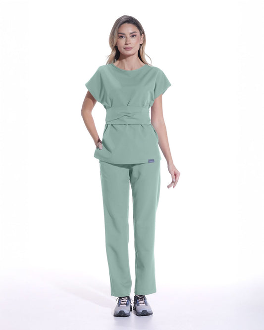 Bluza medicala CELESTE jad - 1zero1.ro