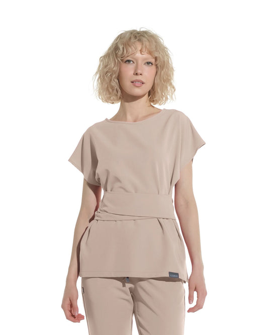 Bluza medicala CELESTE latte - 1zero1.ro