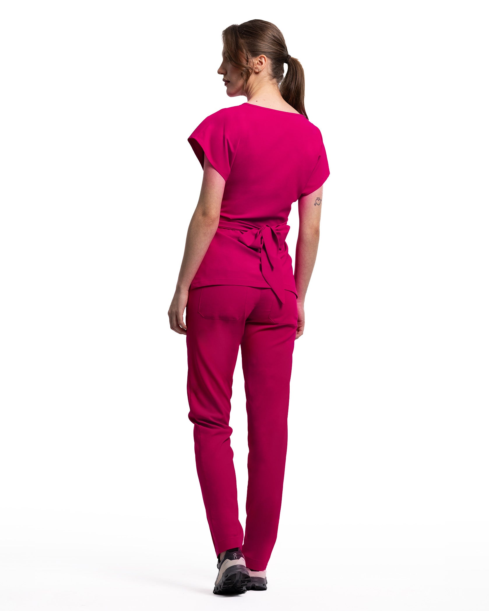 Bluza medicala CELESTE orchid - Imagine 4