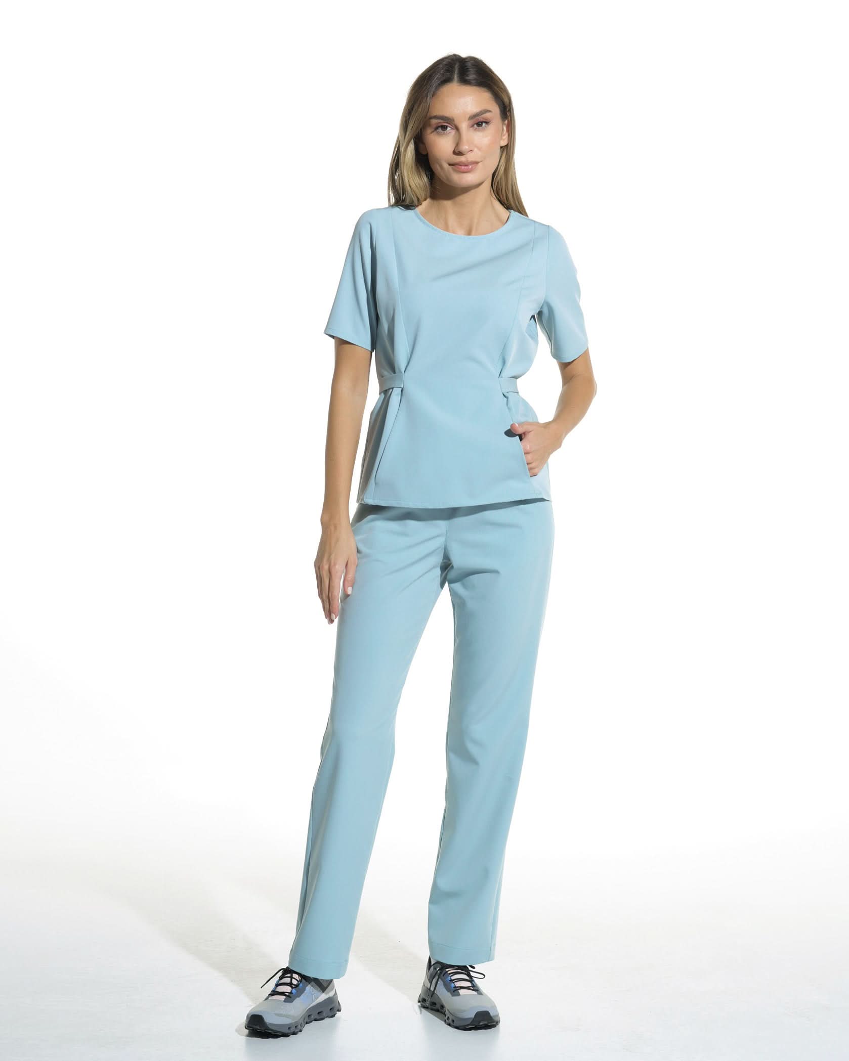 Bluza medicala THALYA blue - 1zero1.ro
