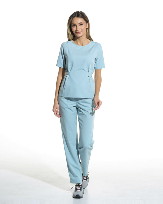 Bluza medicala THALYA blue - 1zero1.ro