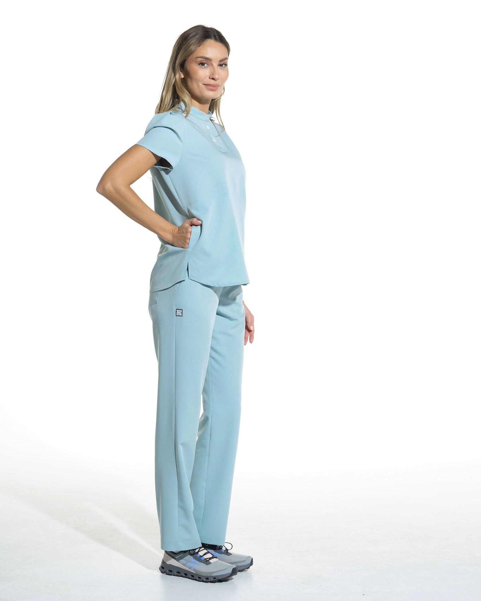 Bluza medicala FRIDA blue - 1zero1.ro