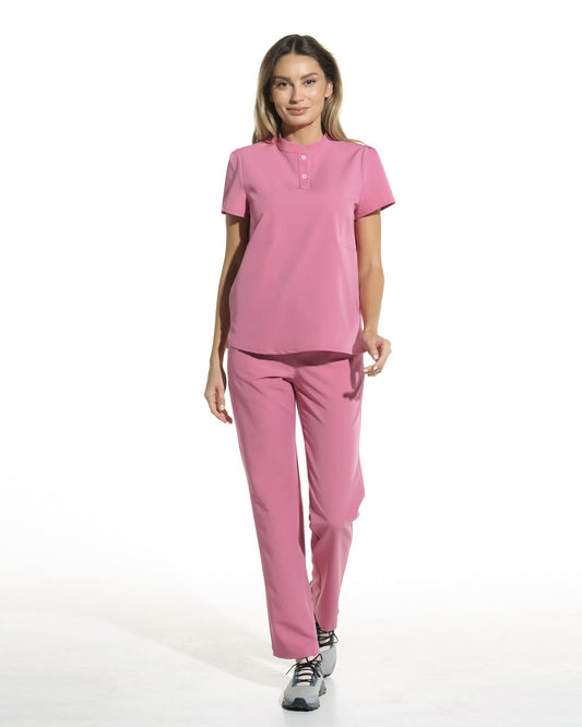 Bluza medicala FRIDA rose dust - 1zero1.ro