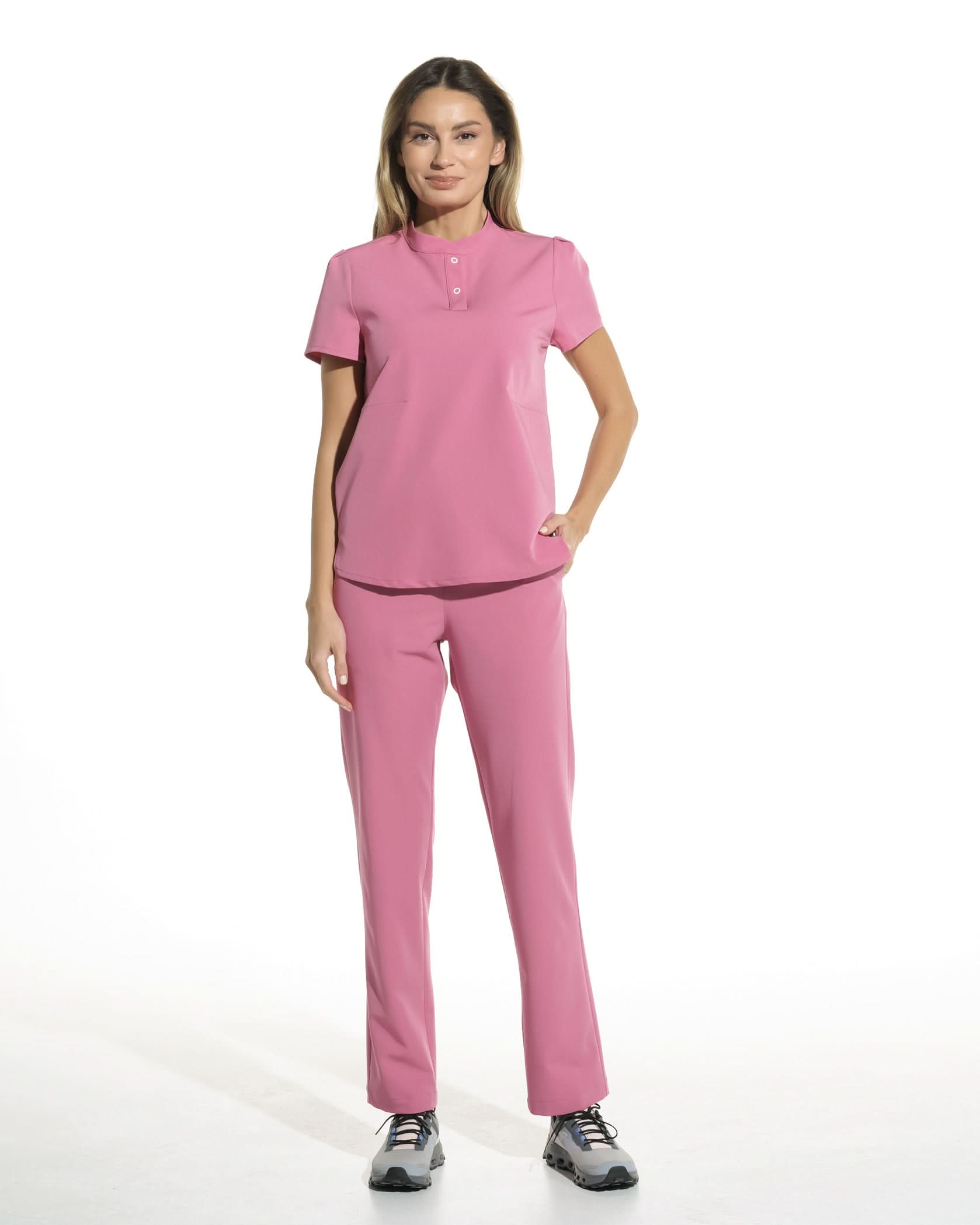 Bluza medicala FRIDA rose dust - 1zero1.ro