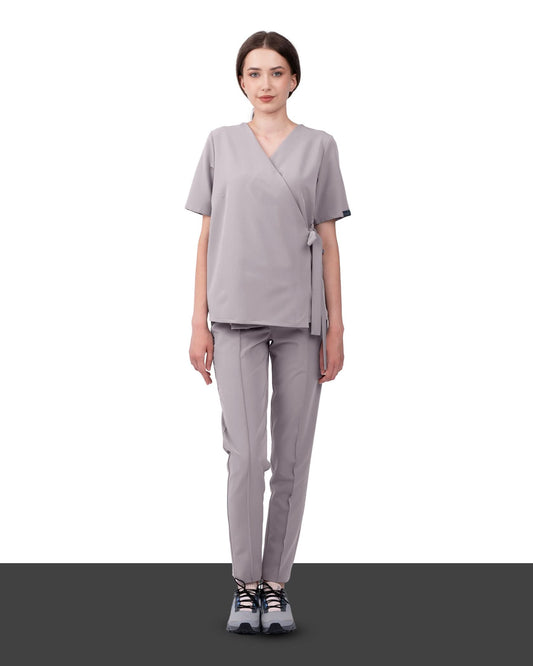 Bluza medicala ANAIS gri - 1zero1.ro
