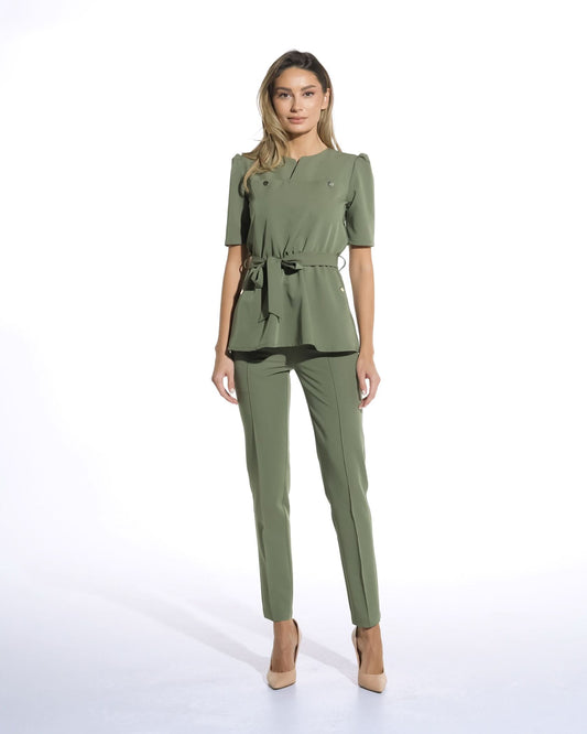 Bluza medicala MIRA olive - 1zero1.ro