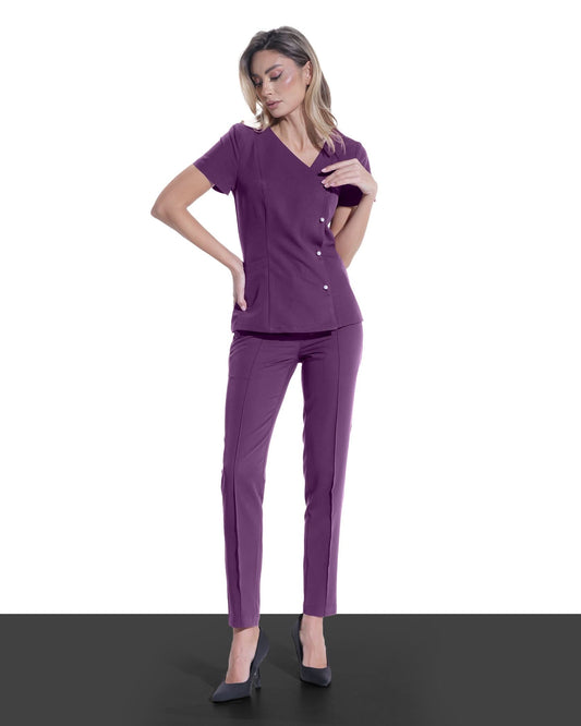 Bluza medicala PERLA plum