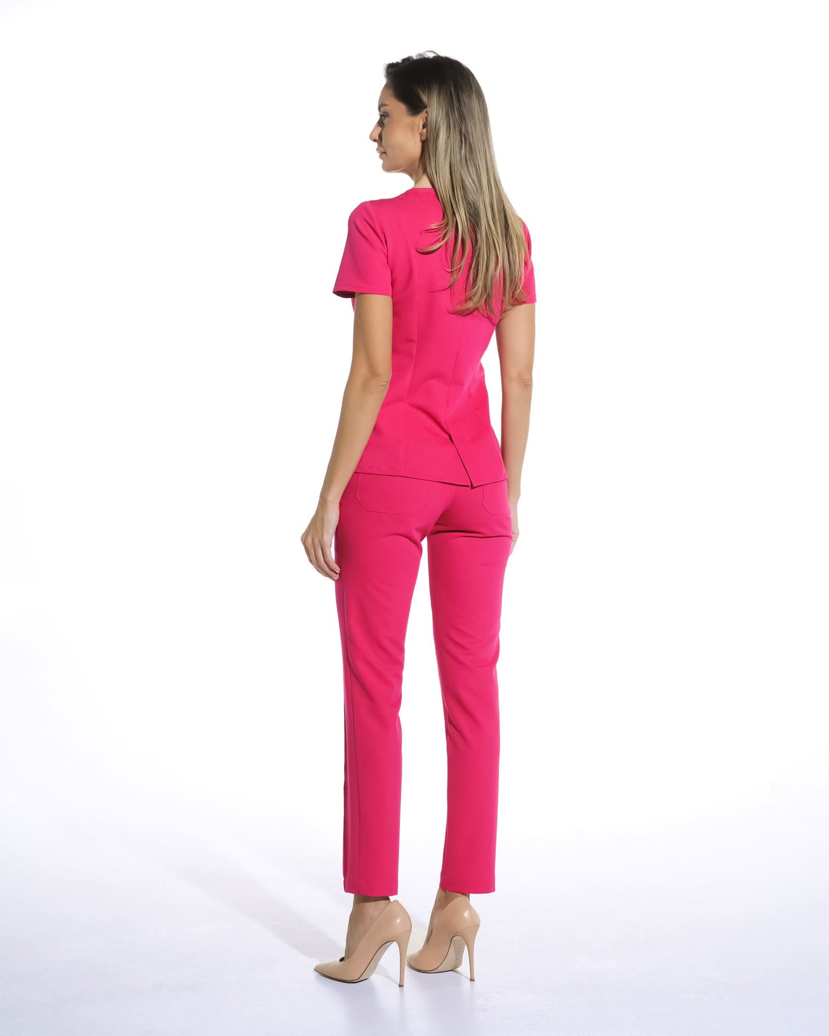 Bluza medicala PERLA amarant - 1zero1.ro