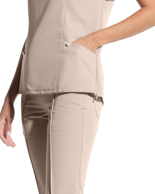 Medizinische Bluse PERLA Latte