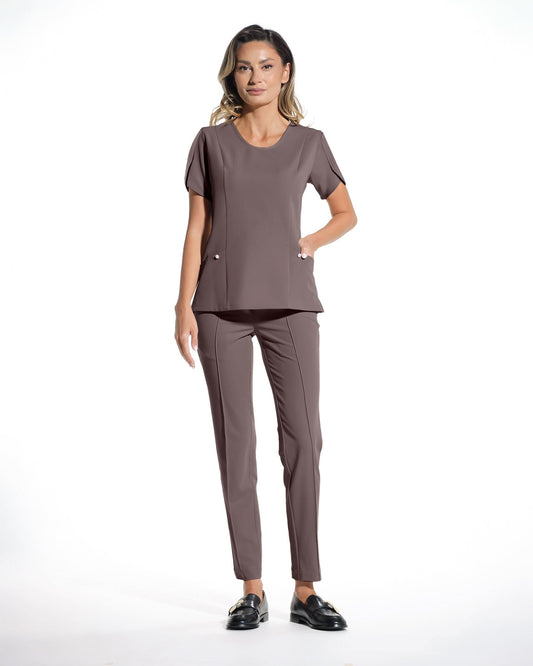 Medical blouse PERLA latte