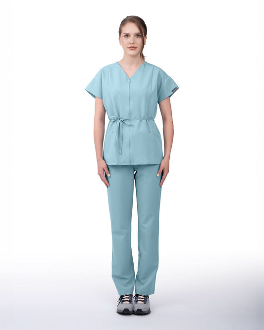 Bluza medicala dama ROSA blue - 1zero1.ro