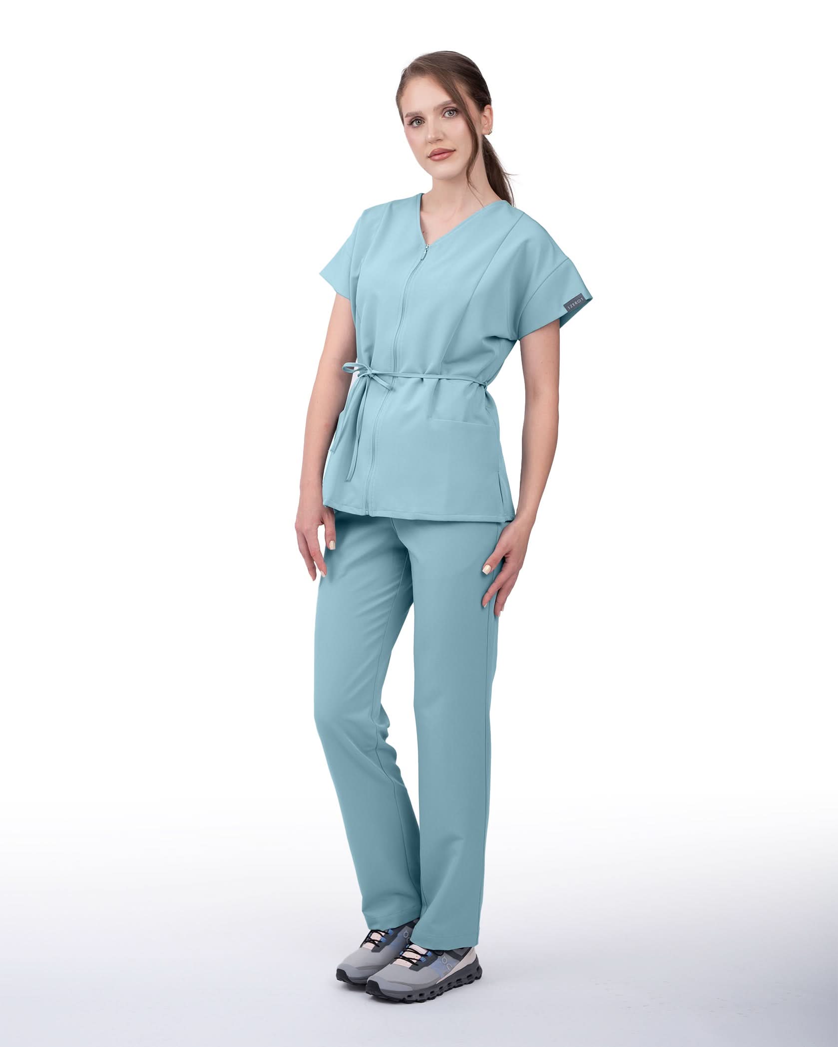 Bluza medicala dama ROSA blue - 1zero1.ro