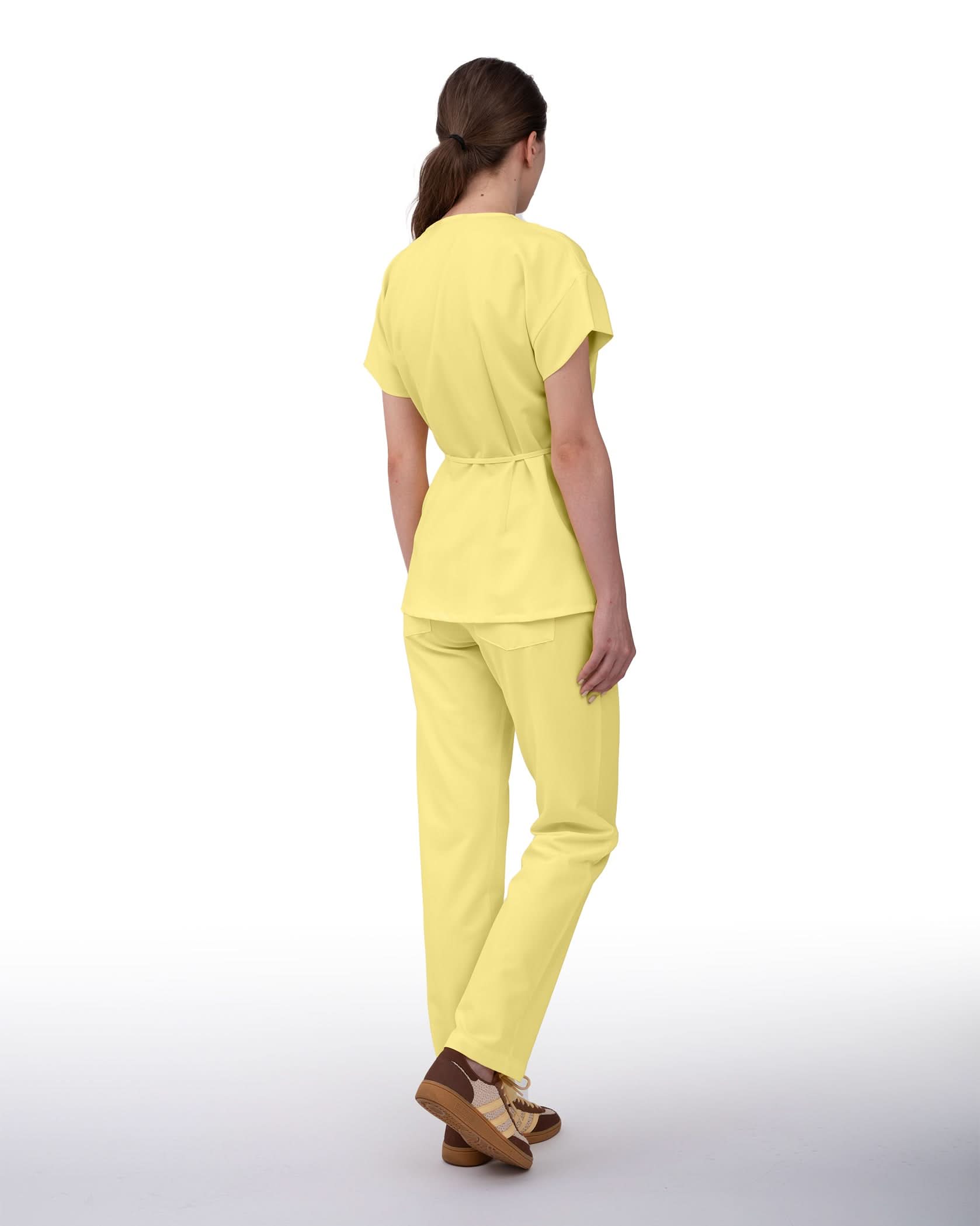 Bluza medicala dama ROSA lemon - 1zero1.ro