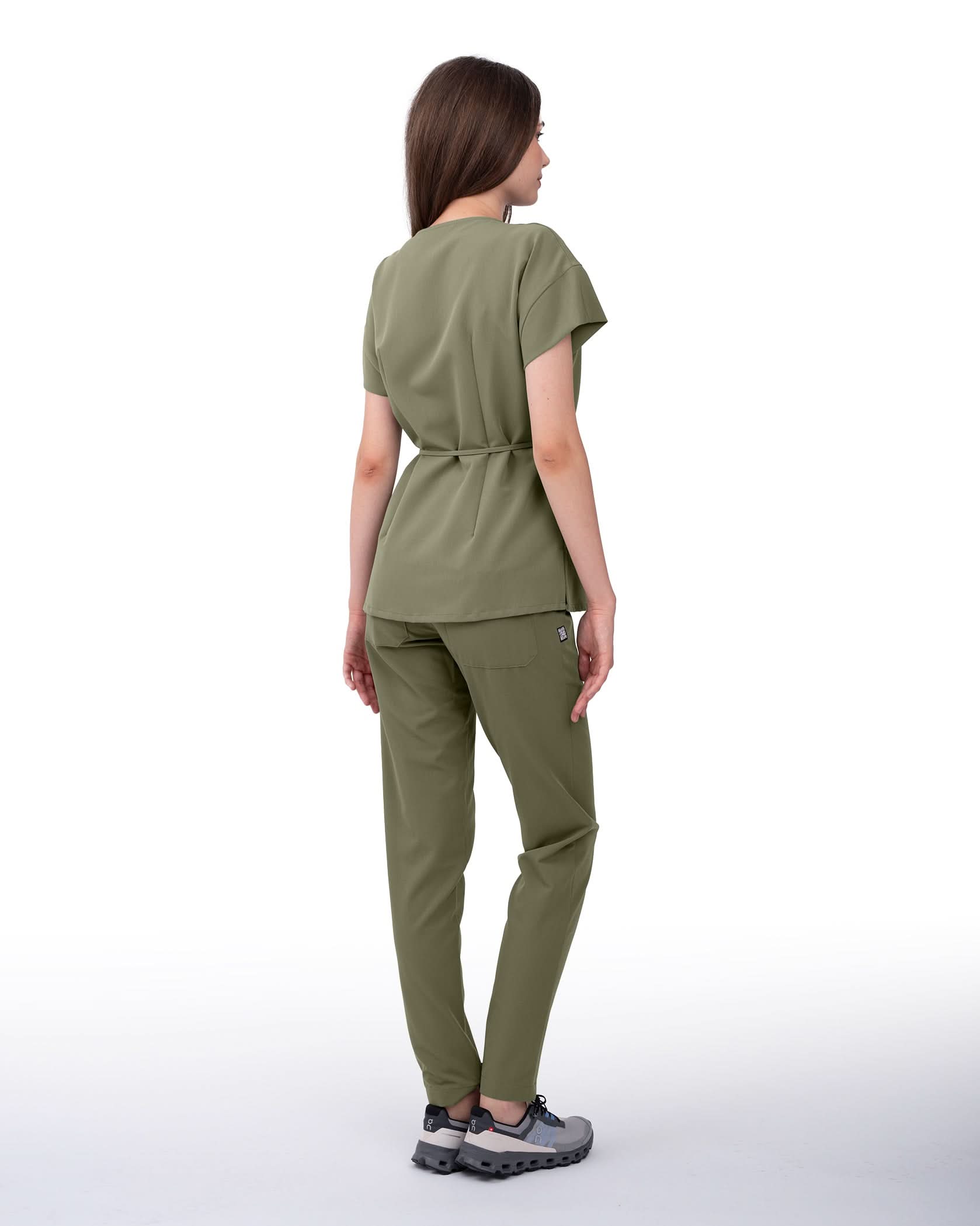 Bluza medicala dama ROSA olive - 1zero1.ro