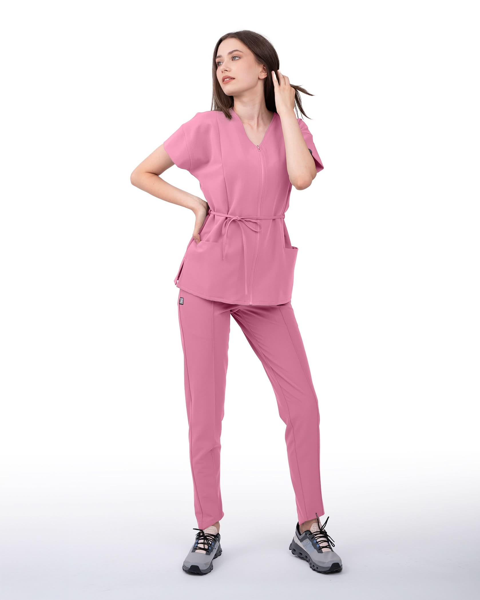 Bluza medicala dama ROSA rose dust - 1zero1.ro