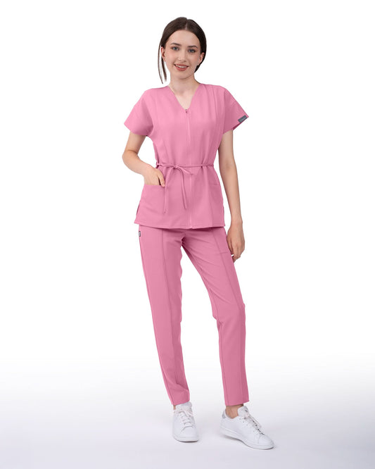 Bluza medicala dama ROSA rose dust - 1zero1.ro