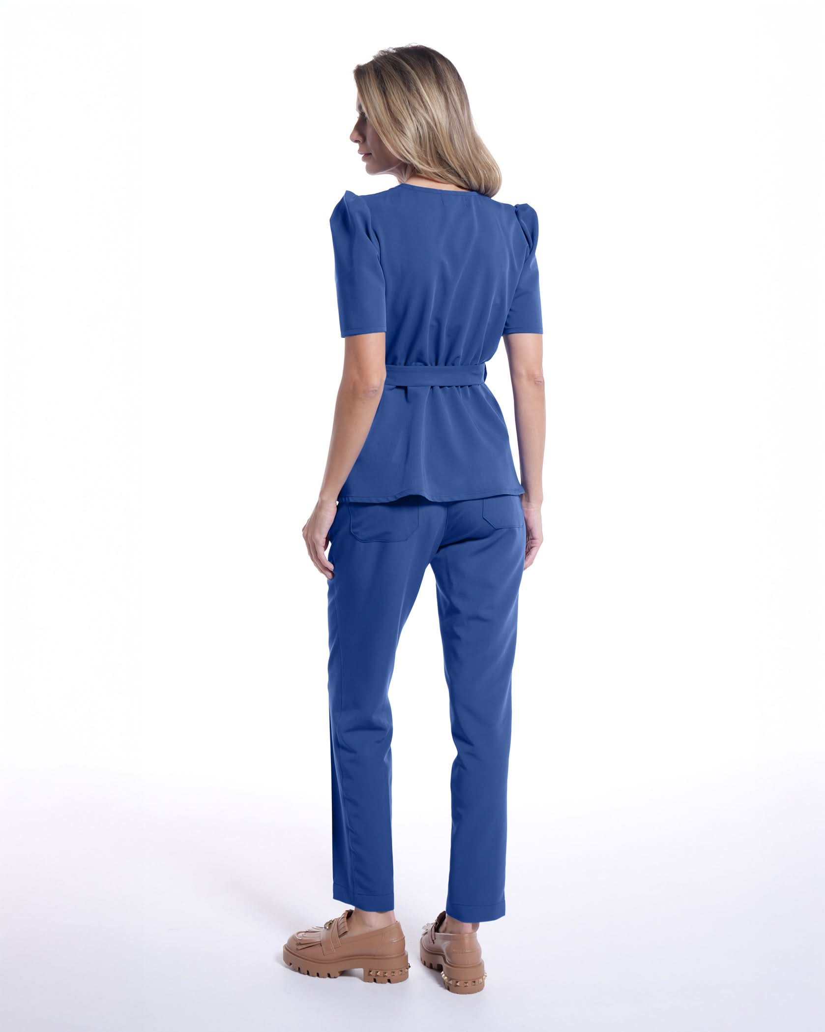 Bluza medicala MIRA royal blue - 1zero1.ro