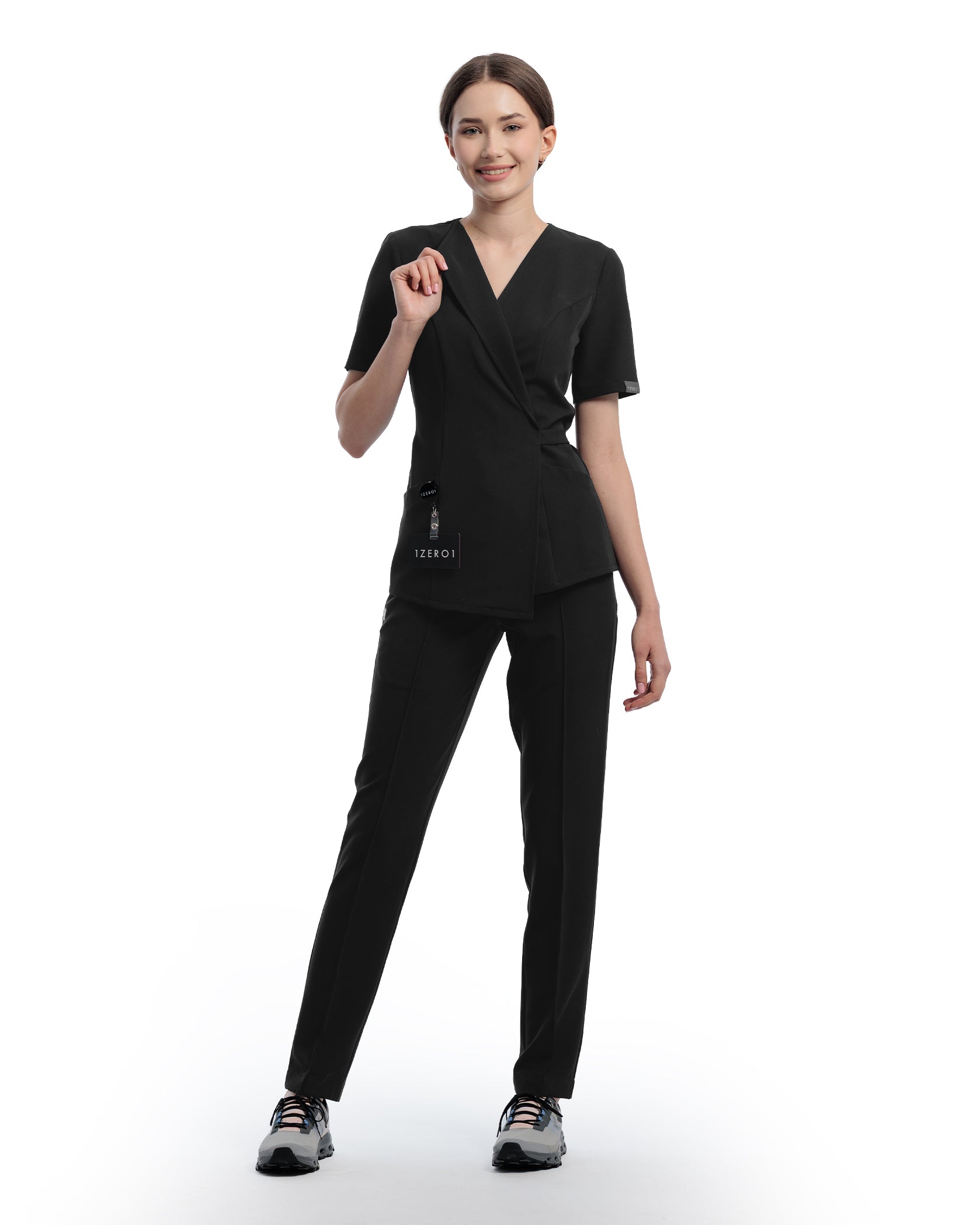 SIENA Black Scrub Top - Image 3