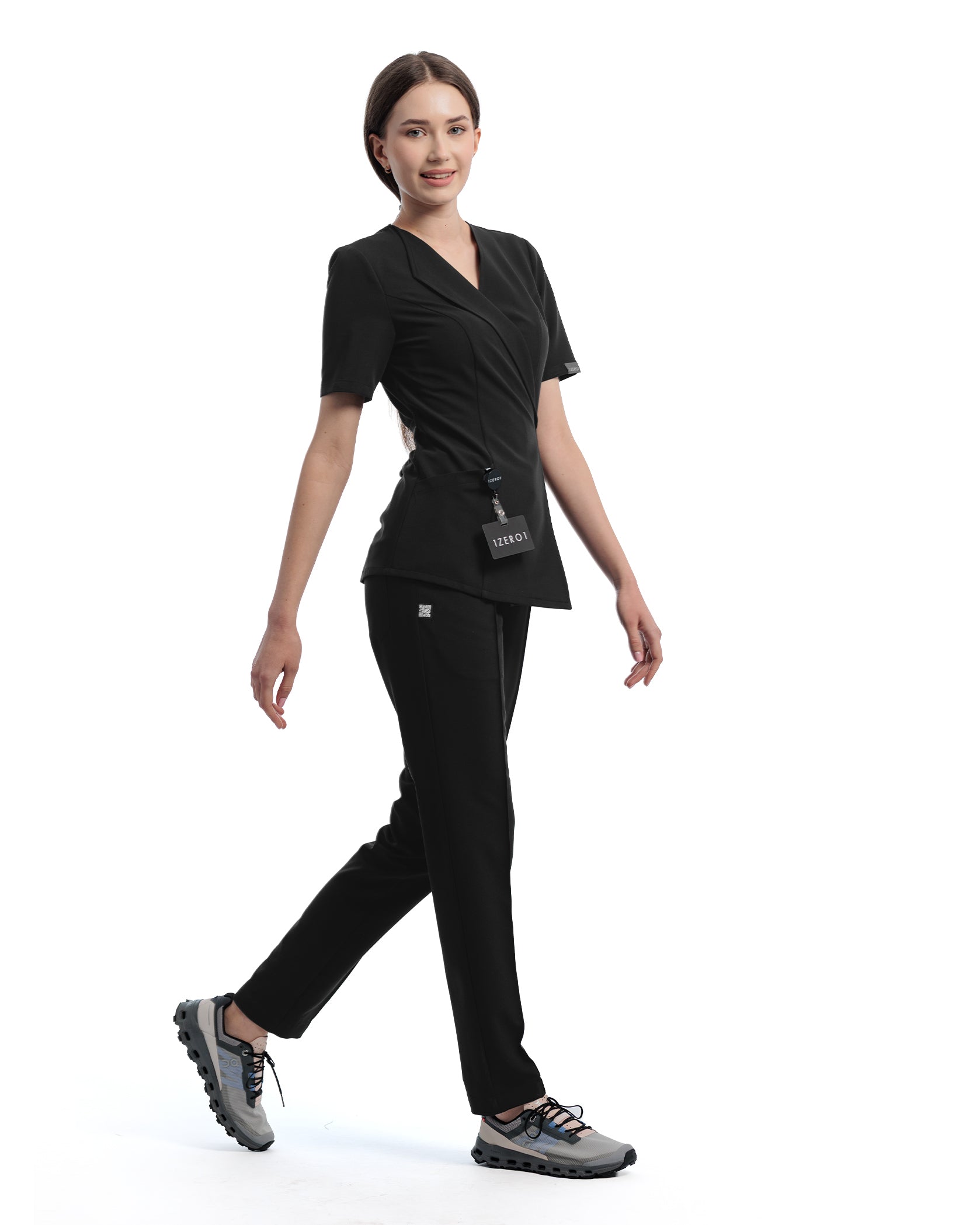 SIENA Black Scrub Top - Image 4