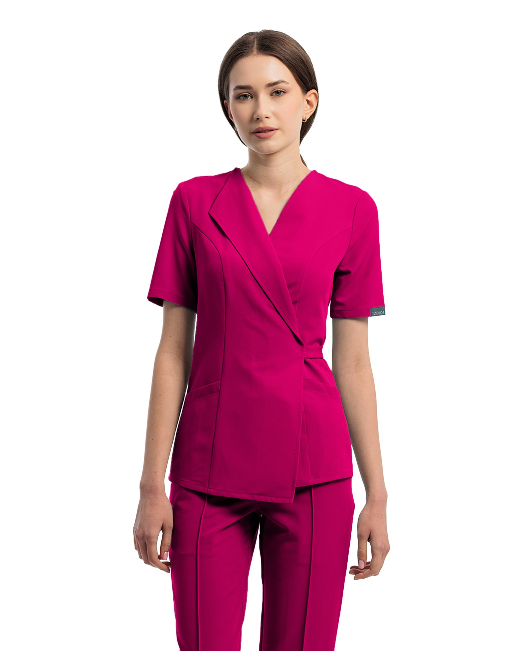 SIENA bluza medicala orchid - Detalii close up