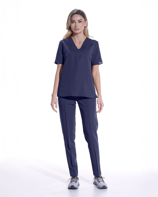 Bluza medicala VERSO navy - 1zero1.ro
