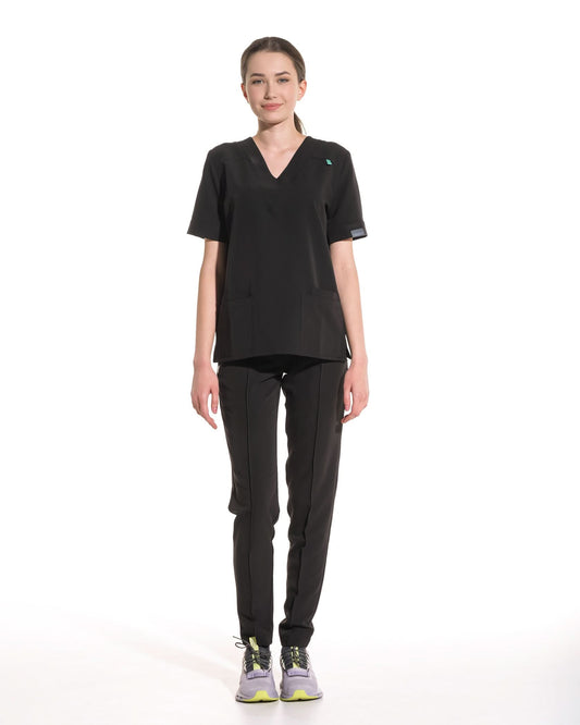 Pantaloni medicali NORMA negru - 1zero1.ro
