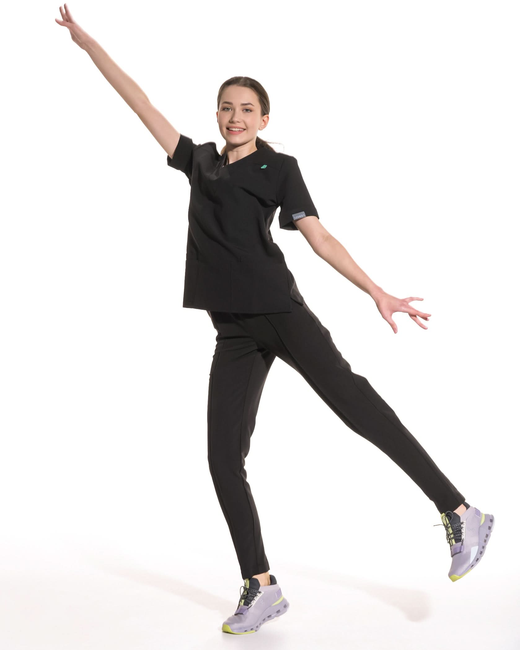 Pantaloni medicali NORMA negru - 1zero1.ro