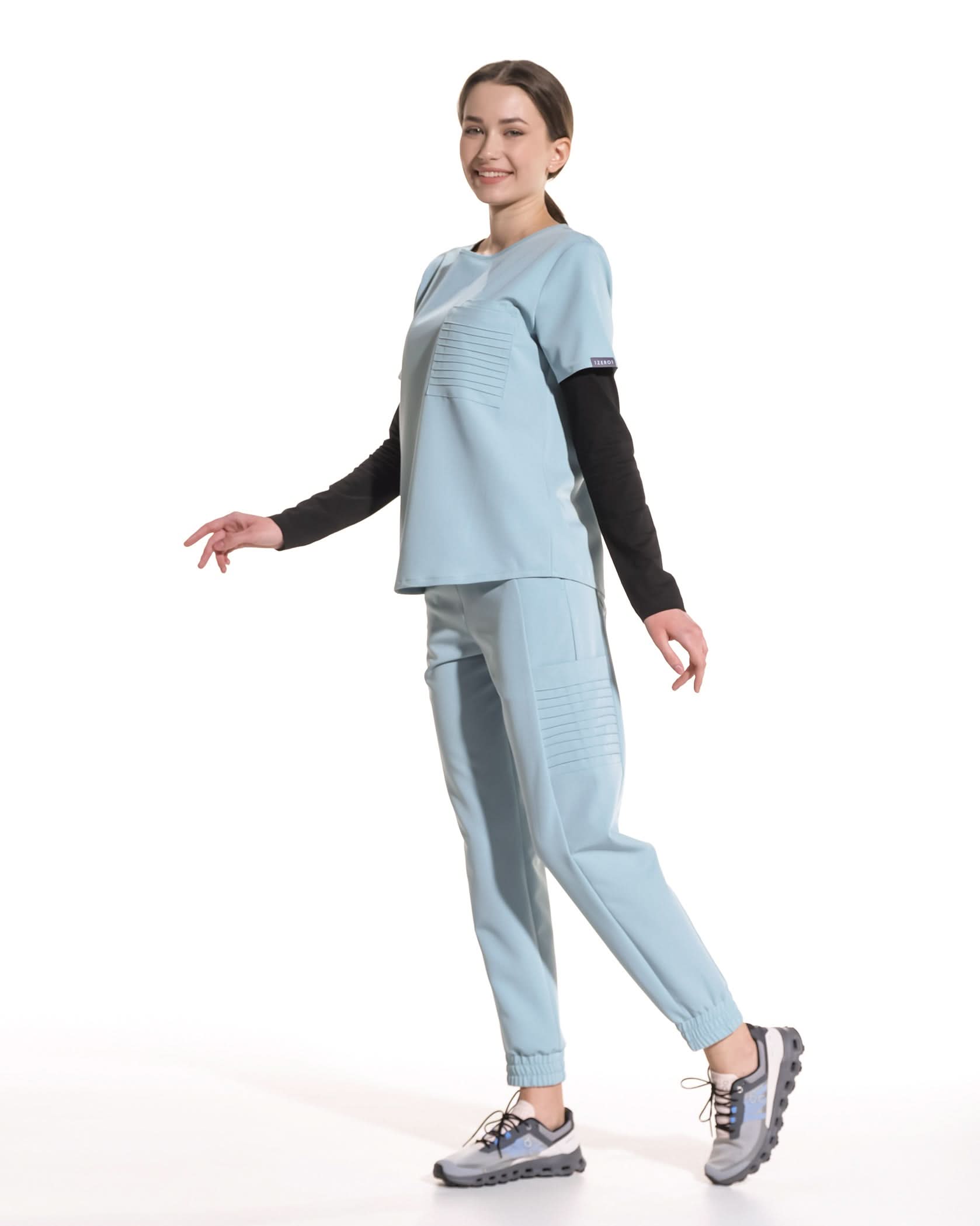 Bluza medicala NEVIA blue - 1zero1.ro
