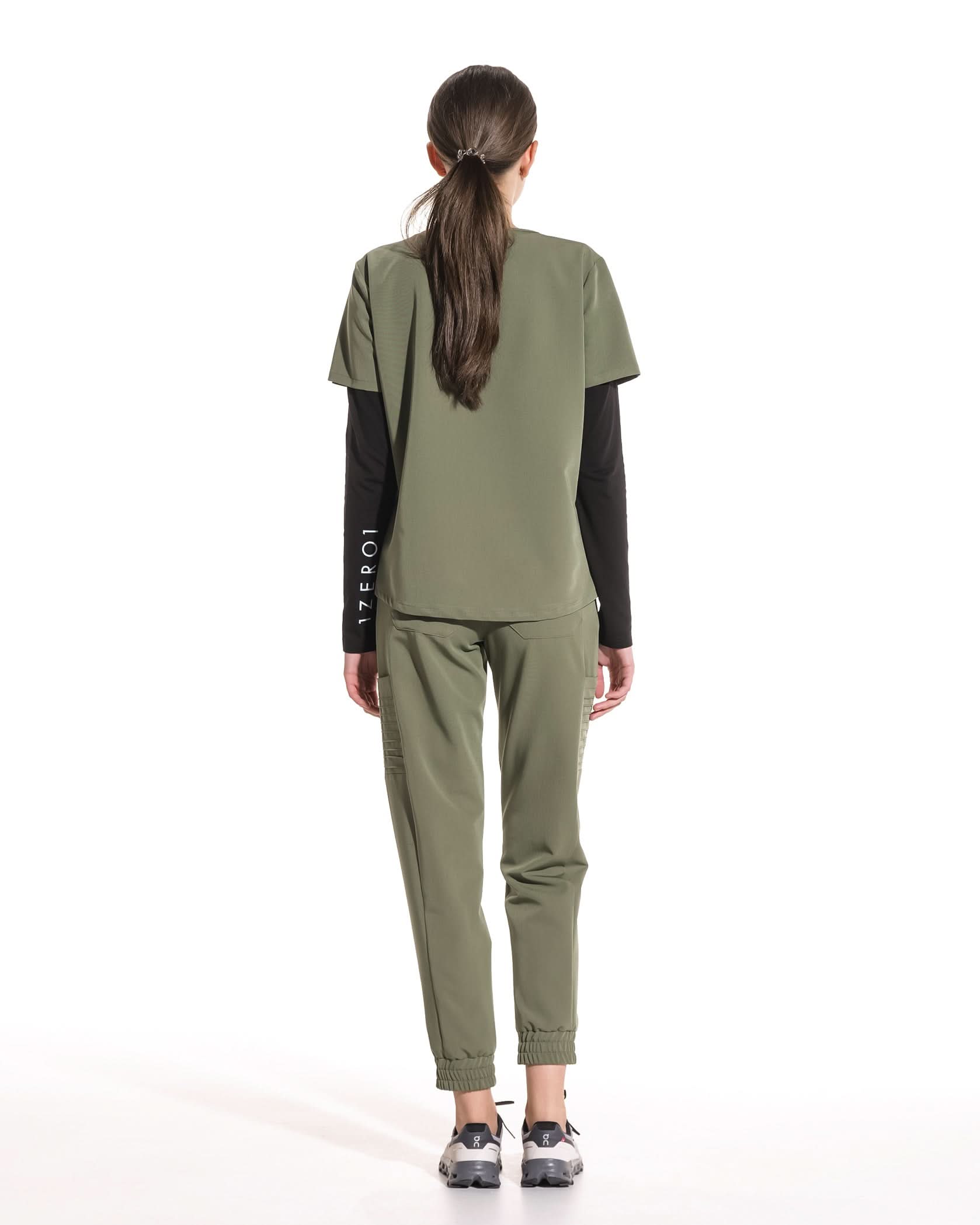 Bluza medicala NEVIA olive - 1zero1.ro