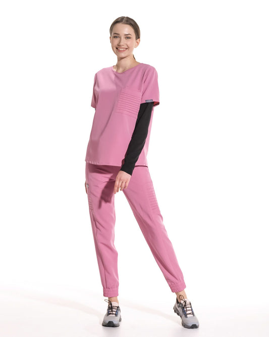 Bluza medicala NEVIA rose dust - 1zero1.ro