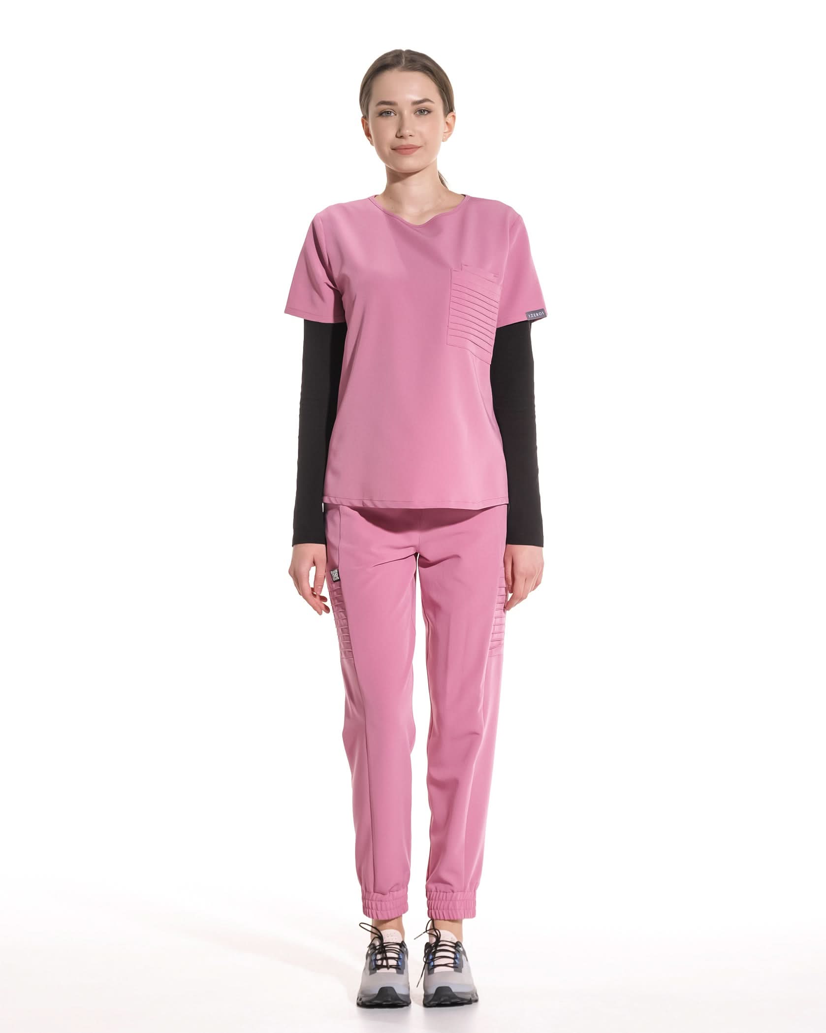 Bluza medicala NEVIA rose dust - 1zero1.ro