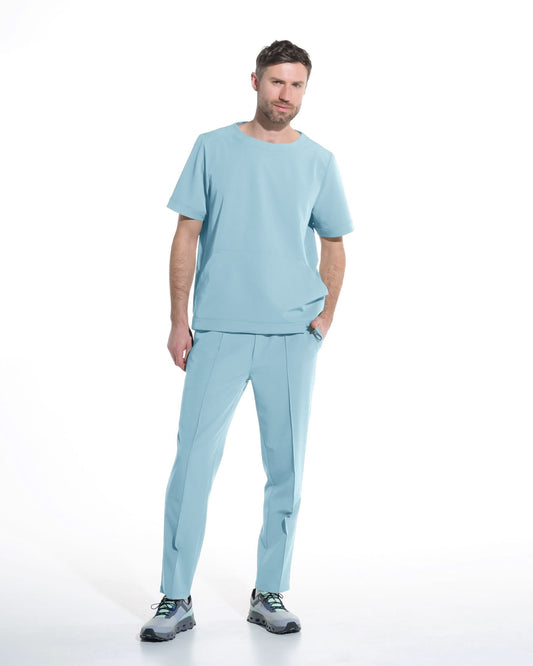 Bluza medicala barbati EVER blue - 1zero1.ro