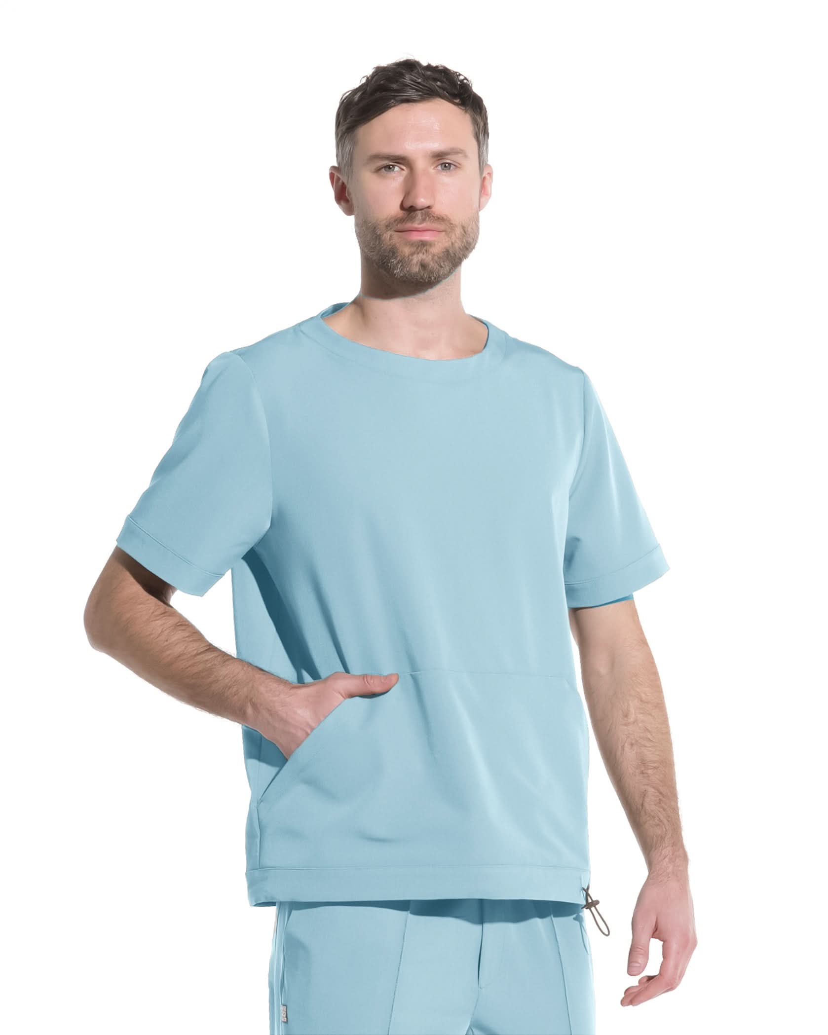 Bluza medicala barbati EVER blue - 1zero1.ro