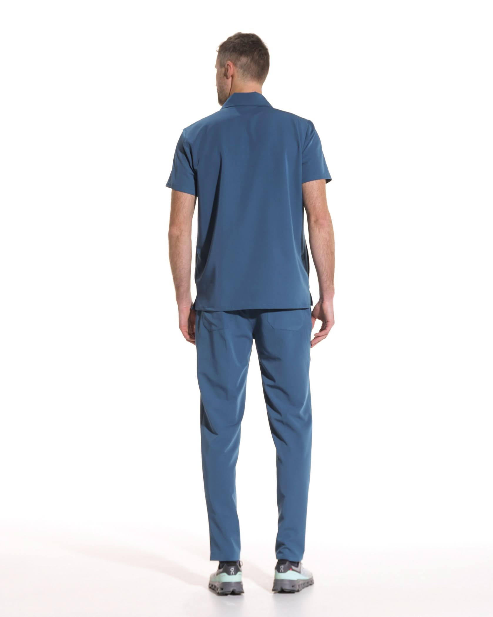 COS bluza medicala barbati marine - Imagine 5