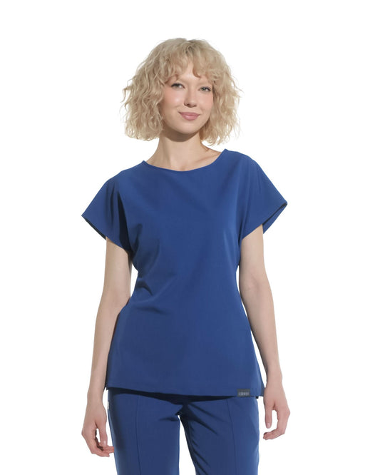 Bluza medicala CELESTE royal blue - 1zero1.ro