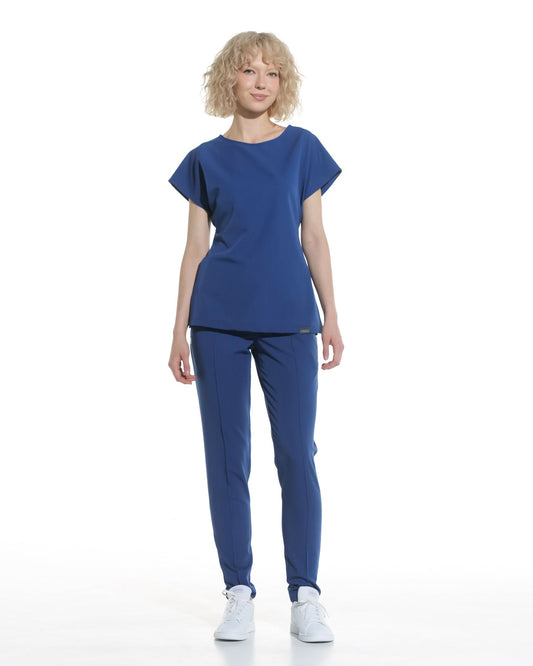 Bluza medicala CELESTE royal blue - 1zero1.ro