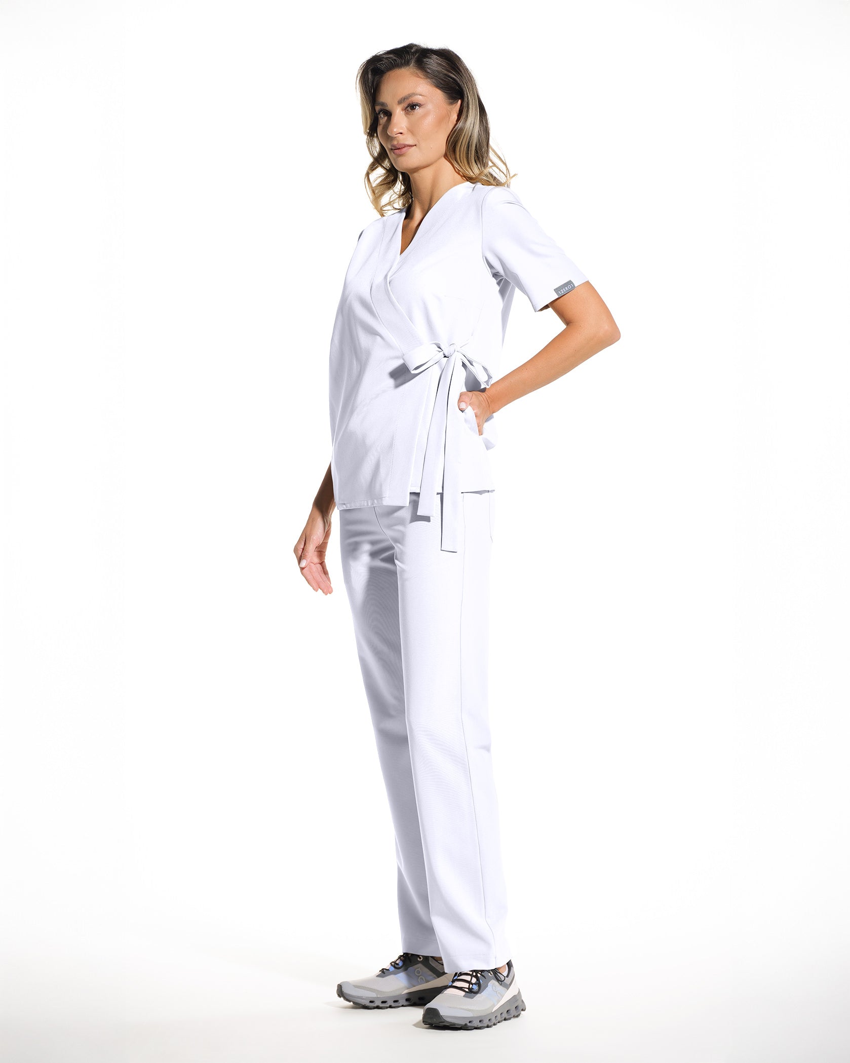 ANAIS White Scrub Top - Image 3