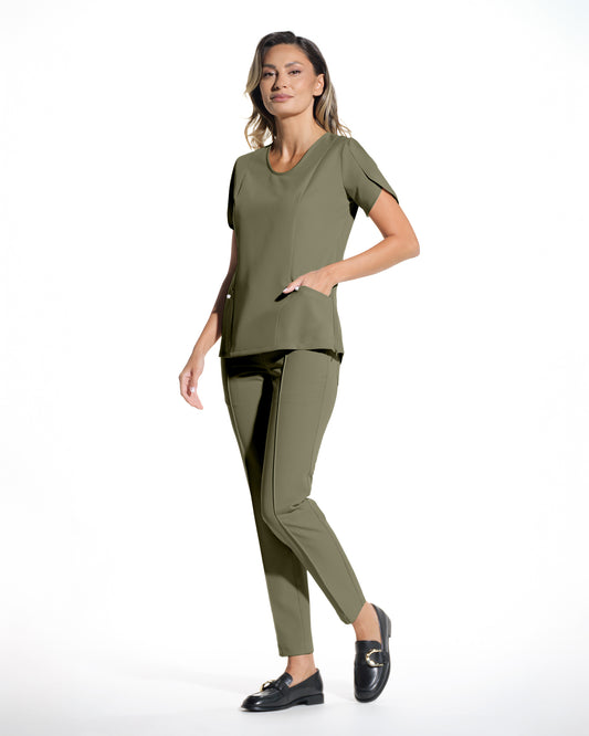 Medizinische Bluse PERLA Latte