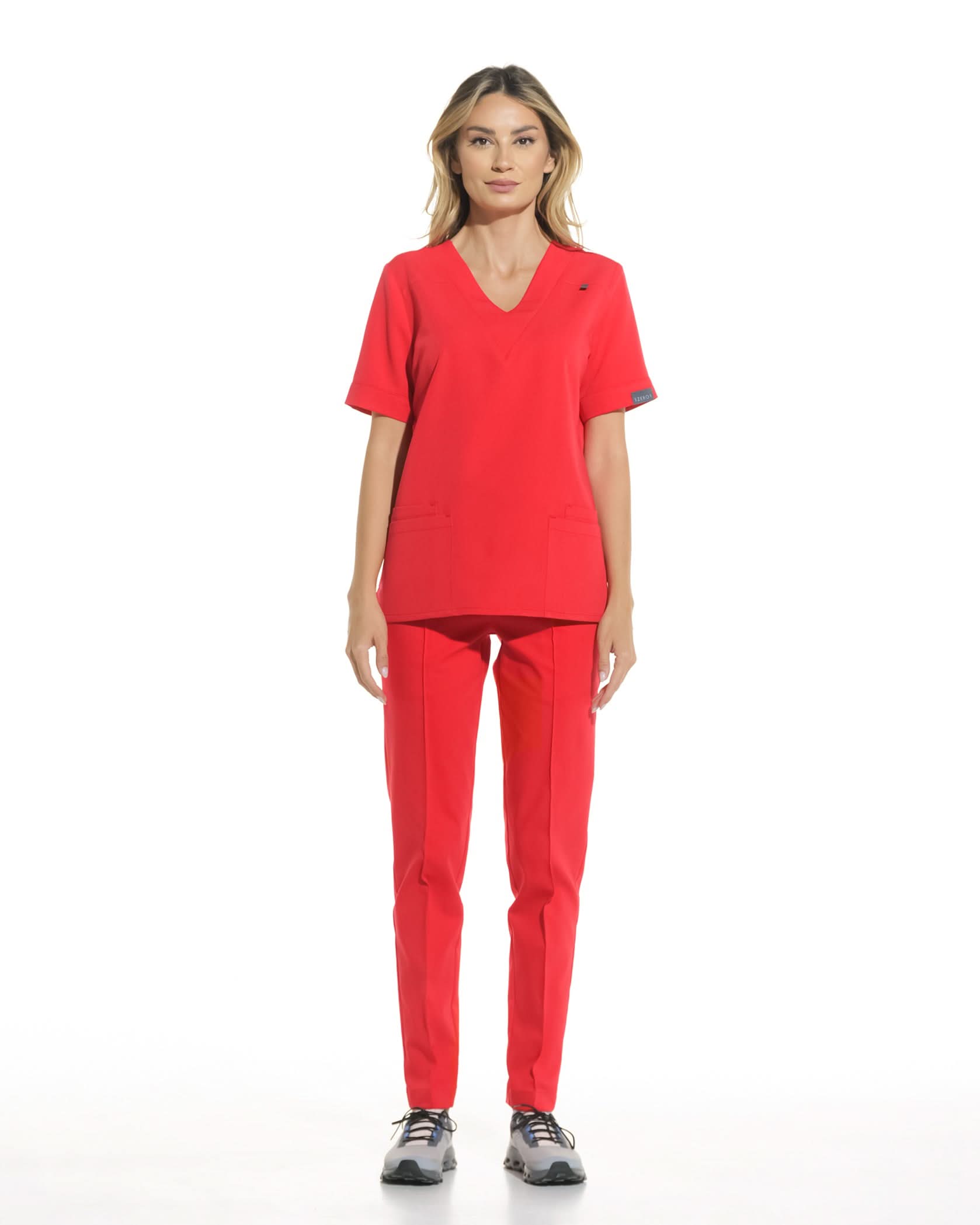 Bluza medicala VERSO rosu - 1zero1.ro