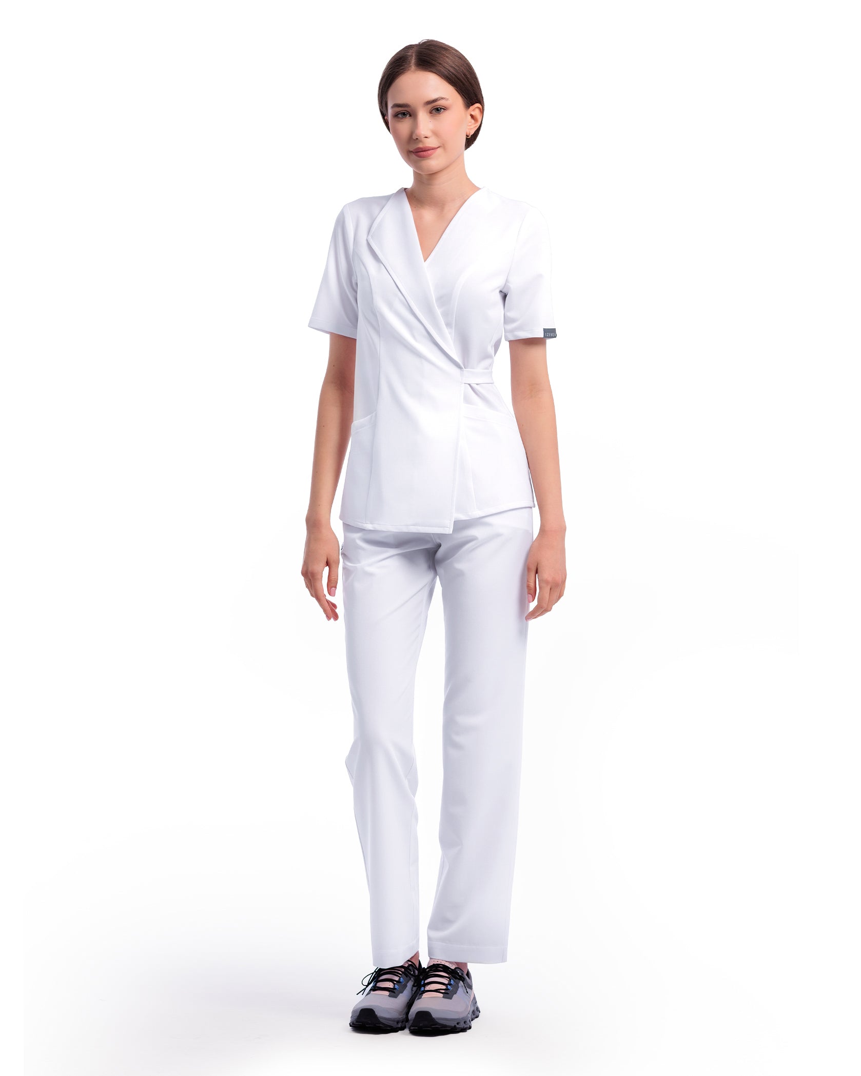 Bluza medicala SIENA alb - Imagine 5