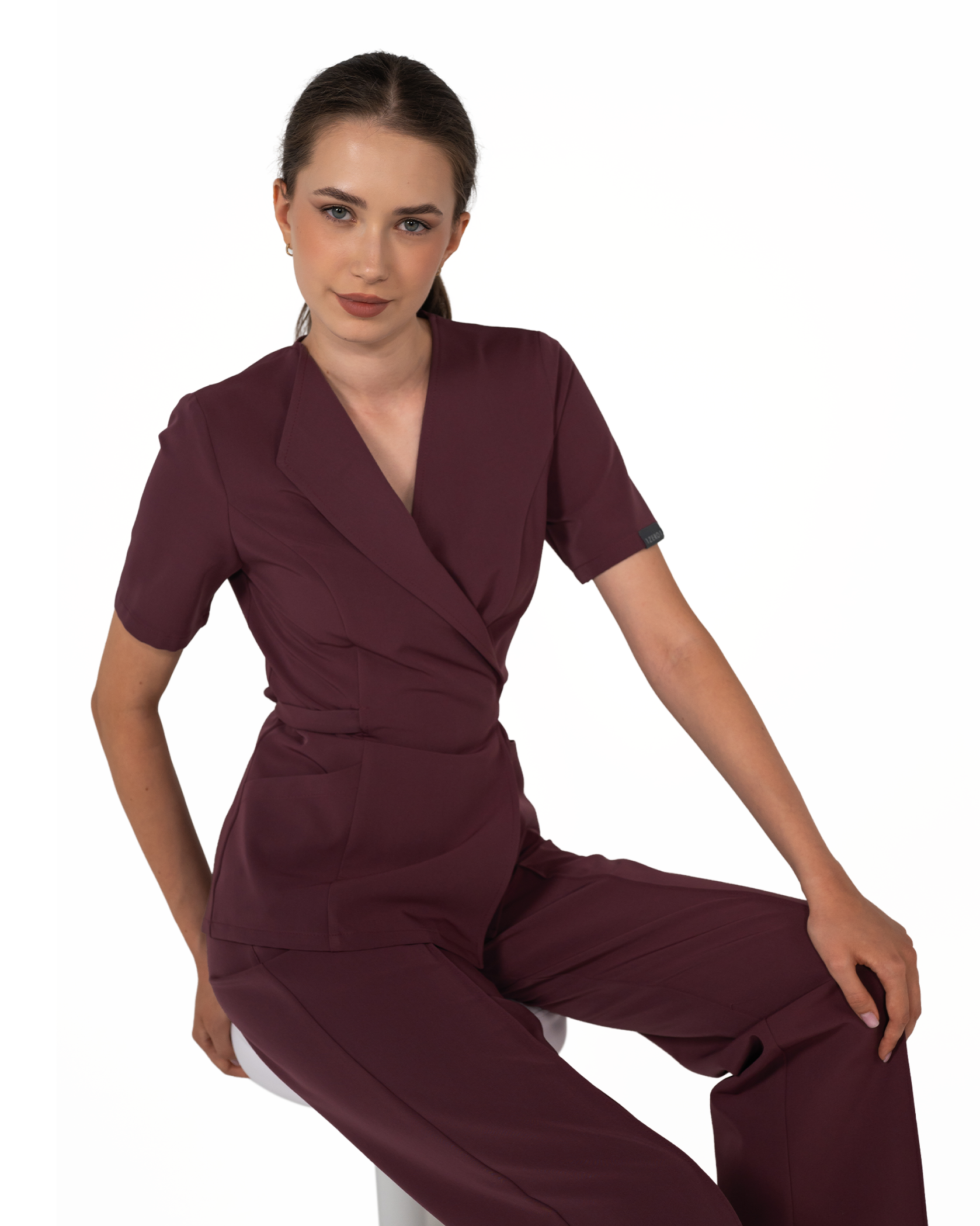 SIENA bluza medicala grape - Imagine 4