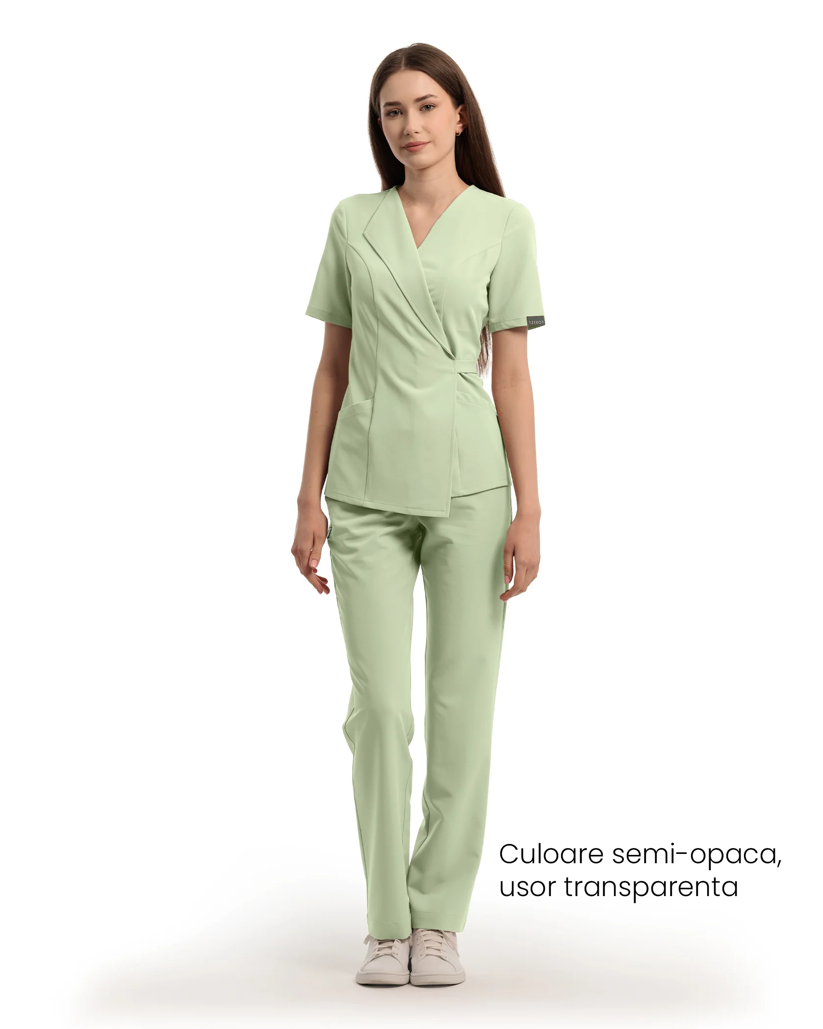 SIENA bluza medicala matcha - Imagine 3