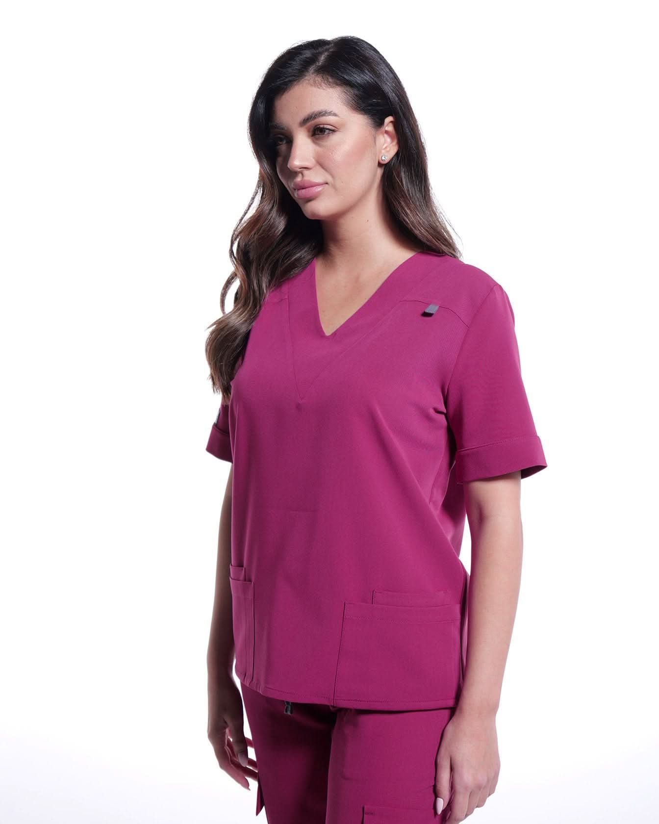 Bluza medicala VERSO fuchsia - 1zero1.ro