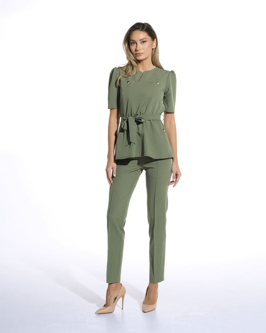 Pantaloni NOVUM olive - 1zero1.ro