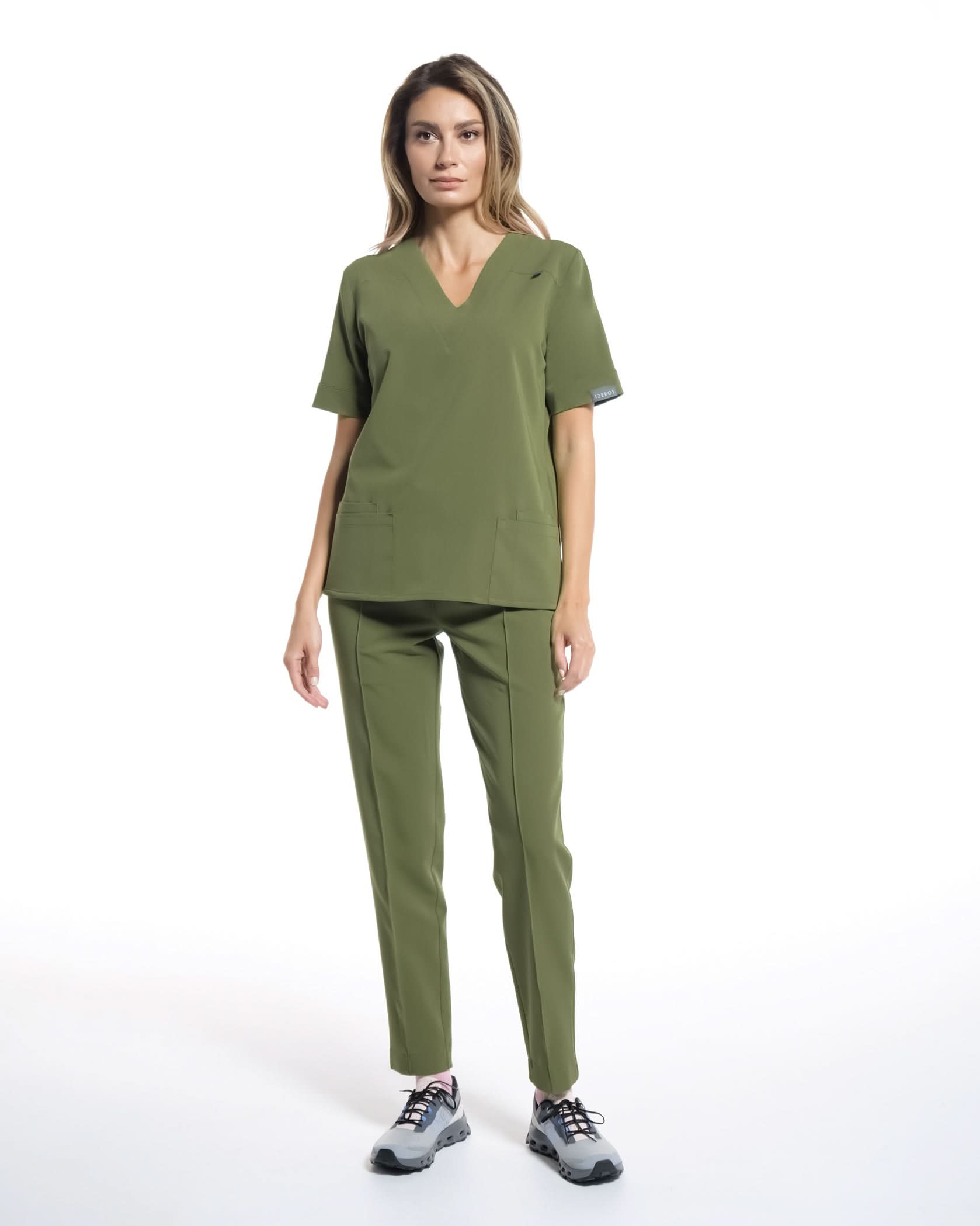 Bluza medicala VERSO olive - 1zero1.ro