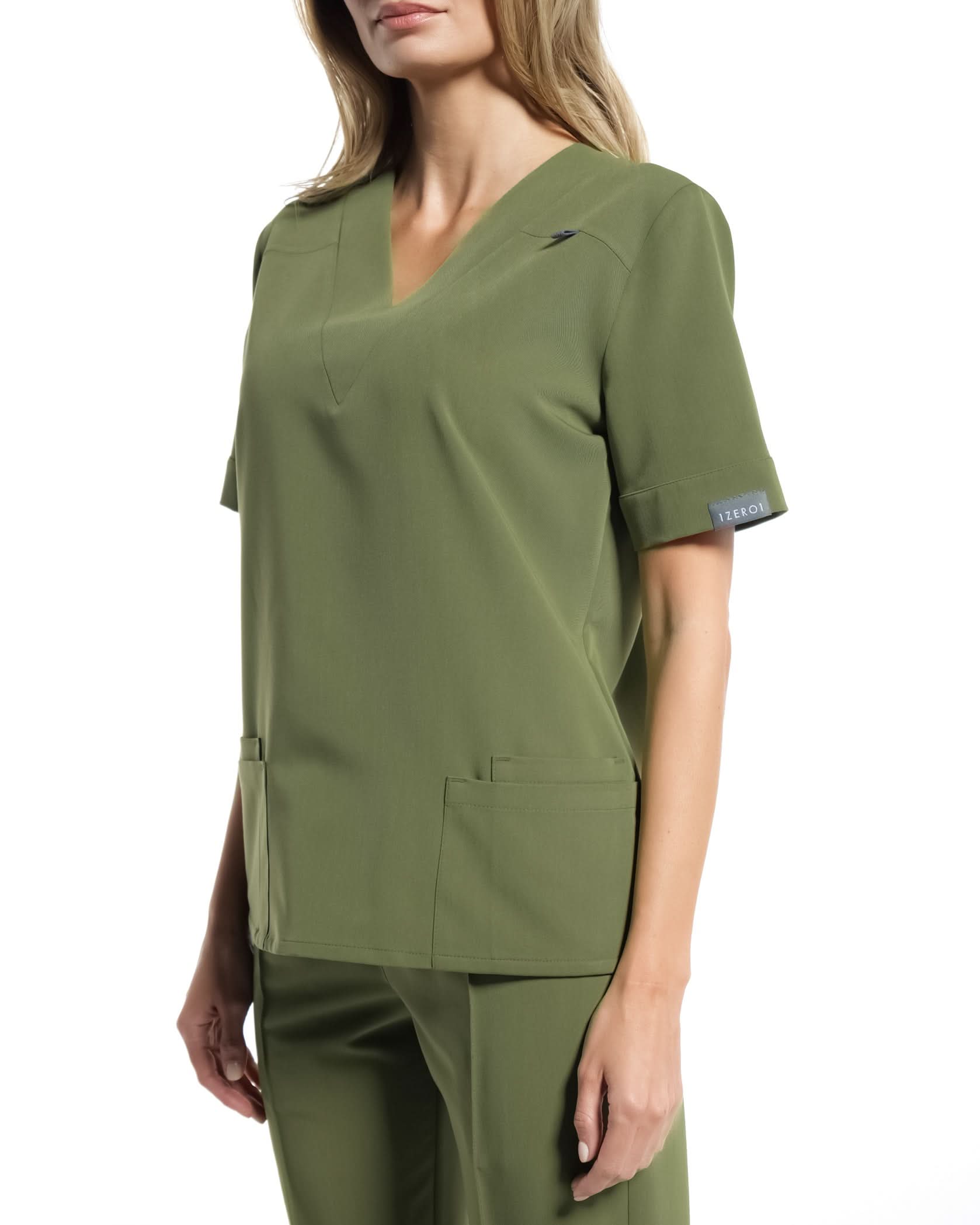 Bluza medicala VERSO olive - 1zero1.ro